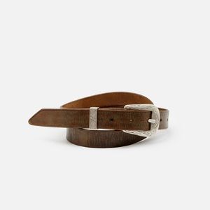RE/DONE Western Buckle Skinny Belt